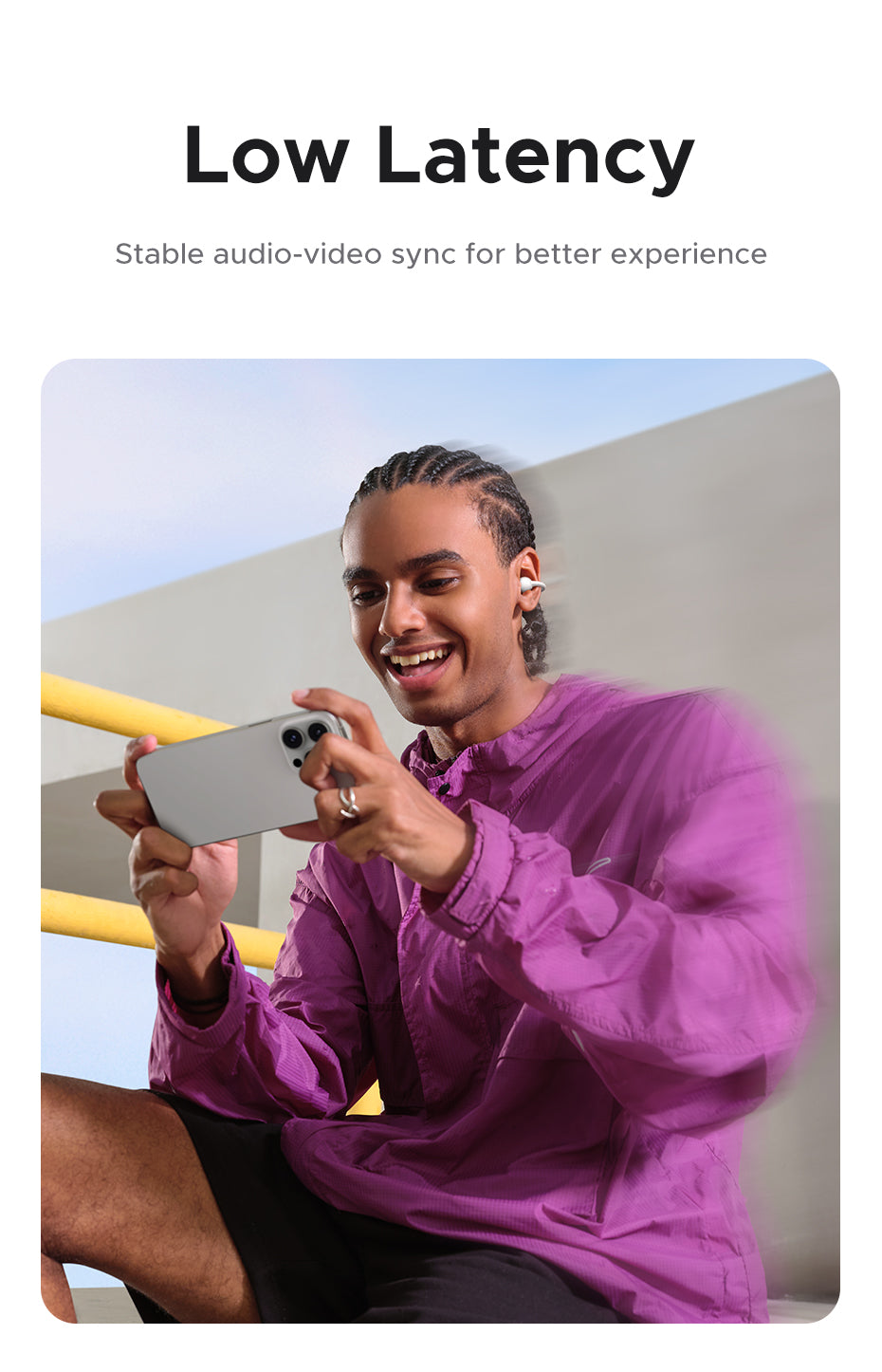 UGREEN HiTune ClipBuds Magic True Wireless Earbuds Bluetooth 5.4 Earphone Touch Screen Microphone Algorithm Noise Reduction Model:55136
