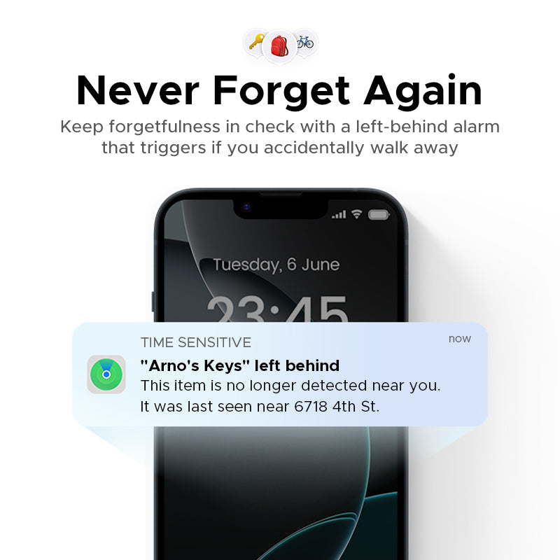 UGREEN Smart Tracker Apple FMN Anti-lost Device Basic Black Plastic Universal Structure Button Battery FMN Certification for IOS iPhone 16 15 13 Series