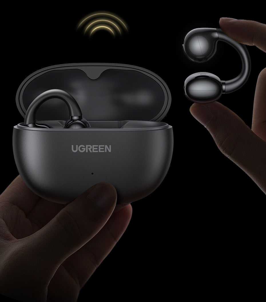 UGREEN ClipBuds S3 Bluetooth 5.4 Wireless Earphone for iPhone 16 15 Pro Max Samsung S24 S23 Ultra Waterproof IPX5