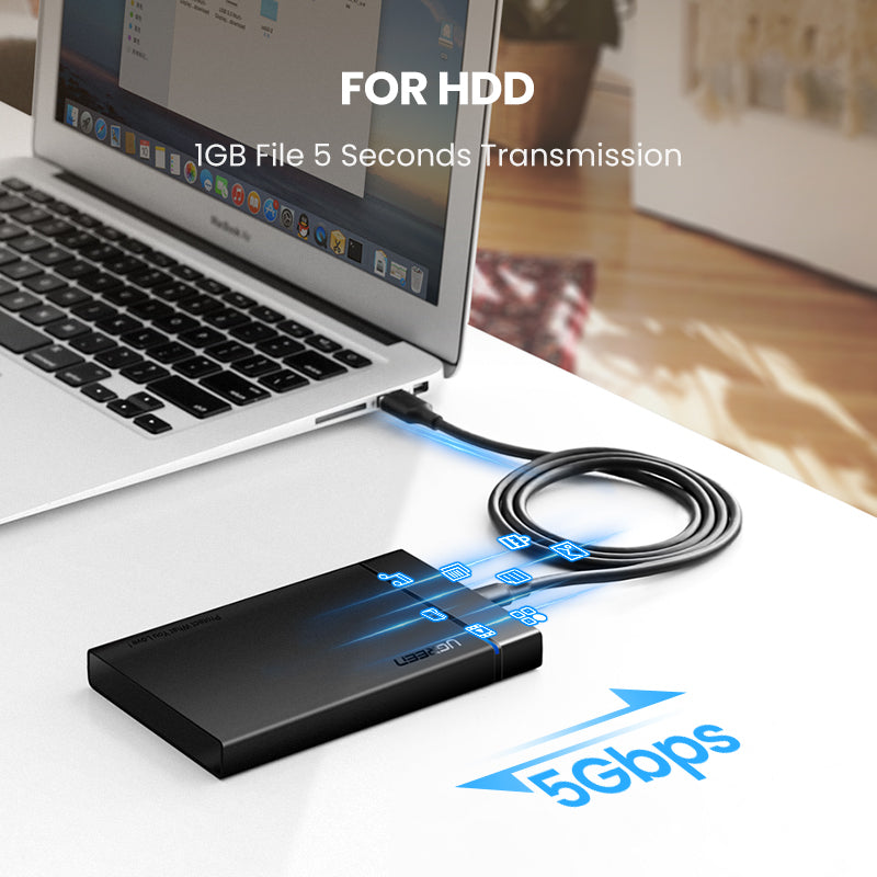 UGREEN USB 3.0 to Type C Fast Charging and Sync Data Cable for HDD SAMSUNG S22 Ultra S21 S20+/Oneplus/Huawei/Xiaomi/Vivo