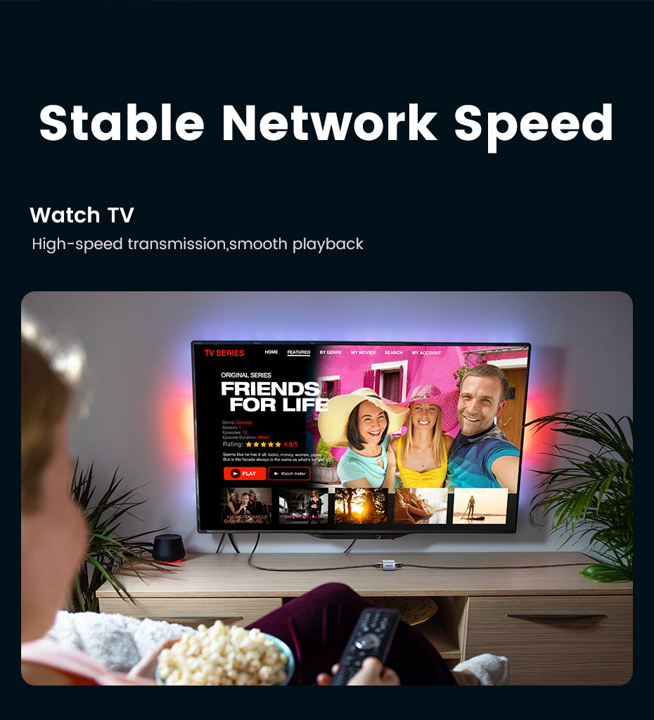 UGREEN Network Connector RJ45 10Gbps Extend Network Signal For Eterna Cable Cat8 7 6A 6 5E