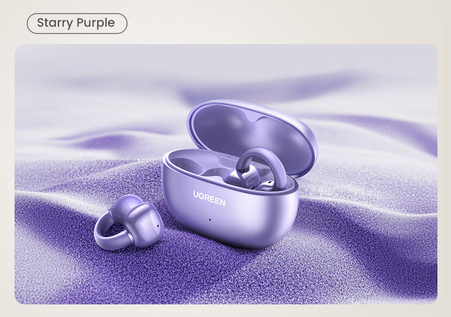 UGREEN ClipBuds S3 Bluetooth 5.4 Wireless Earphone for iPhone 16 15 Pro Max Samsung S24 S23 Ultra Waterproof IPX5