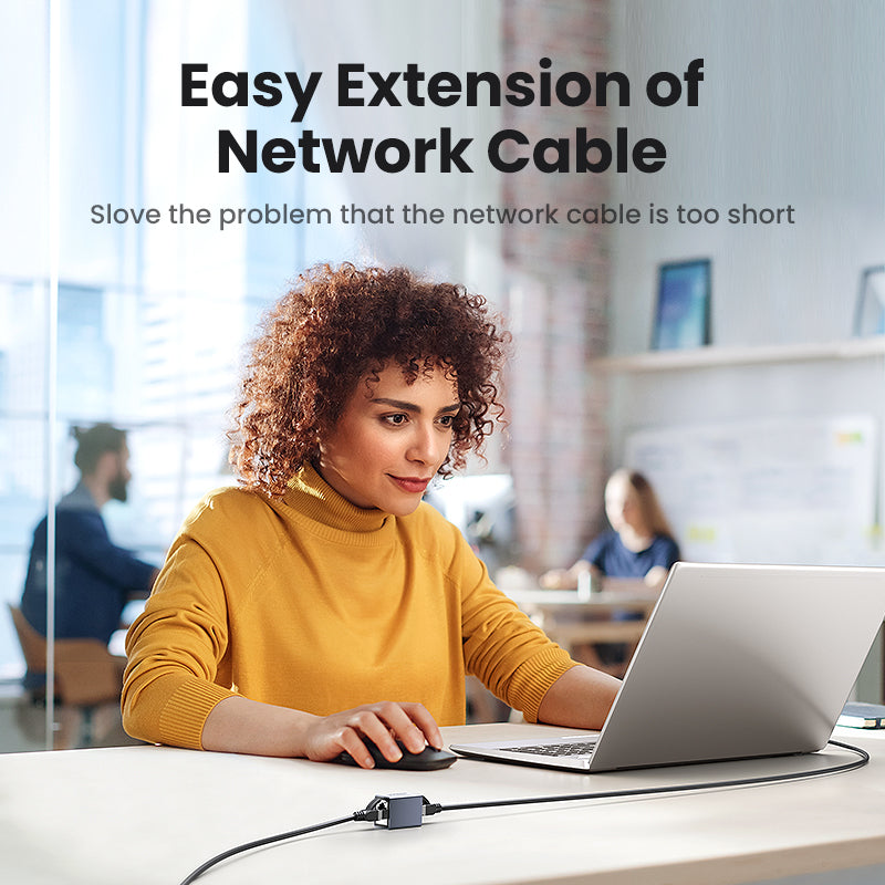 UGREEN Network Connector RJ45 10Gbps Extend Network Signal For Eterna Cable Cat8 7 6A 6 5E