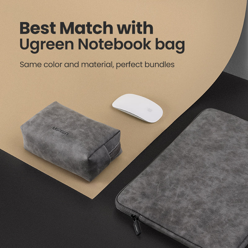 UGREEN Accessories Storage Bag For Charger Charging Headset Mouse Accessories Storage Bag Large Capacity Multi-function Travel Case Gadget Waterproof Bag