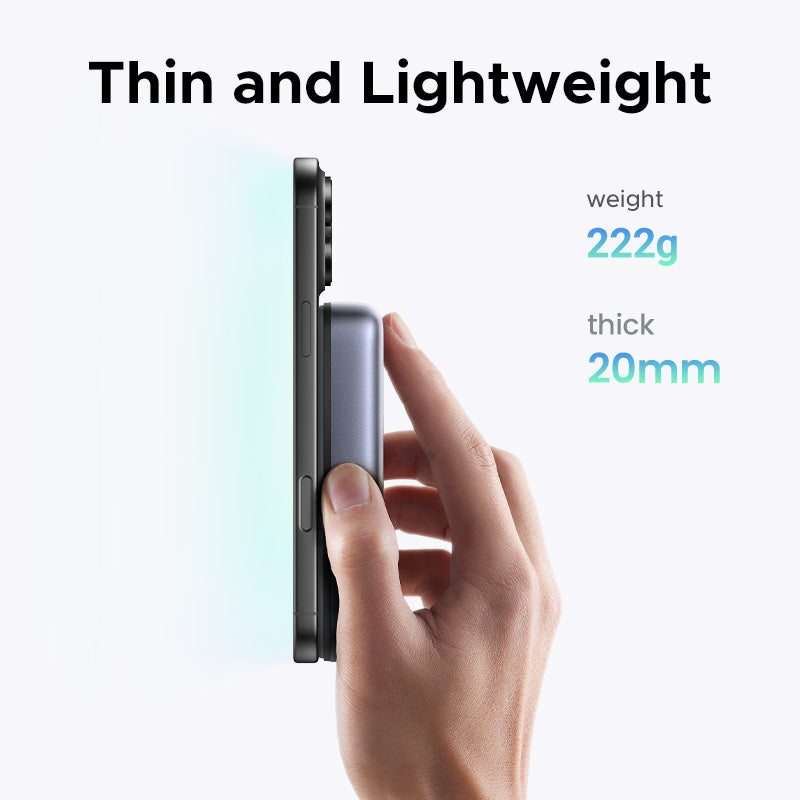 UGREEN 55140 10000mAh Foldable Kickstand Magnetic Battery Battery Bank Powerbank PD 20W Wireless Portable Power Bank Compatible with Magsafe iPhone 16/15/14/13/12 Series