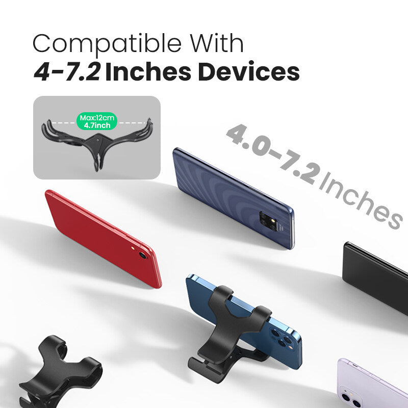 UGREEN 80906 Mobile Phone Holder for OPPO, VIVO, SAMSUNG, Realme, Huawei, Xiaomi, Redmi Arm Lazy Mobile Phone Goosneck Stand Holder for iPhone Flexible Bed Desk Table Clip Bracket for Smartphone