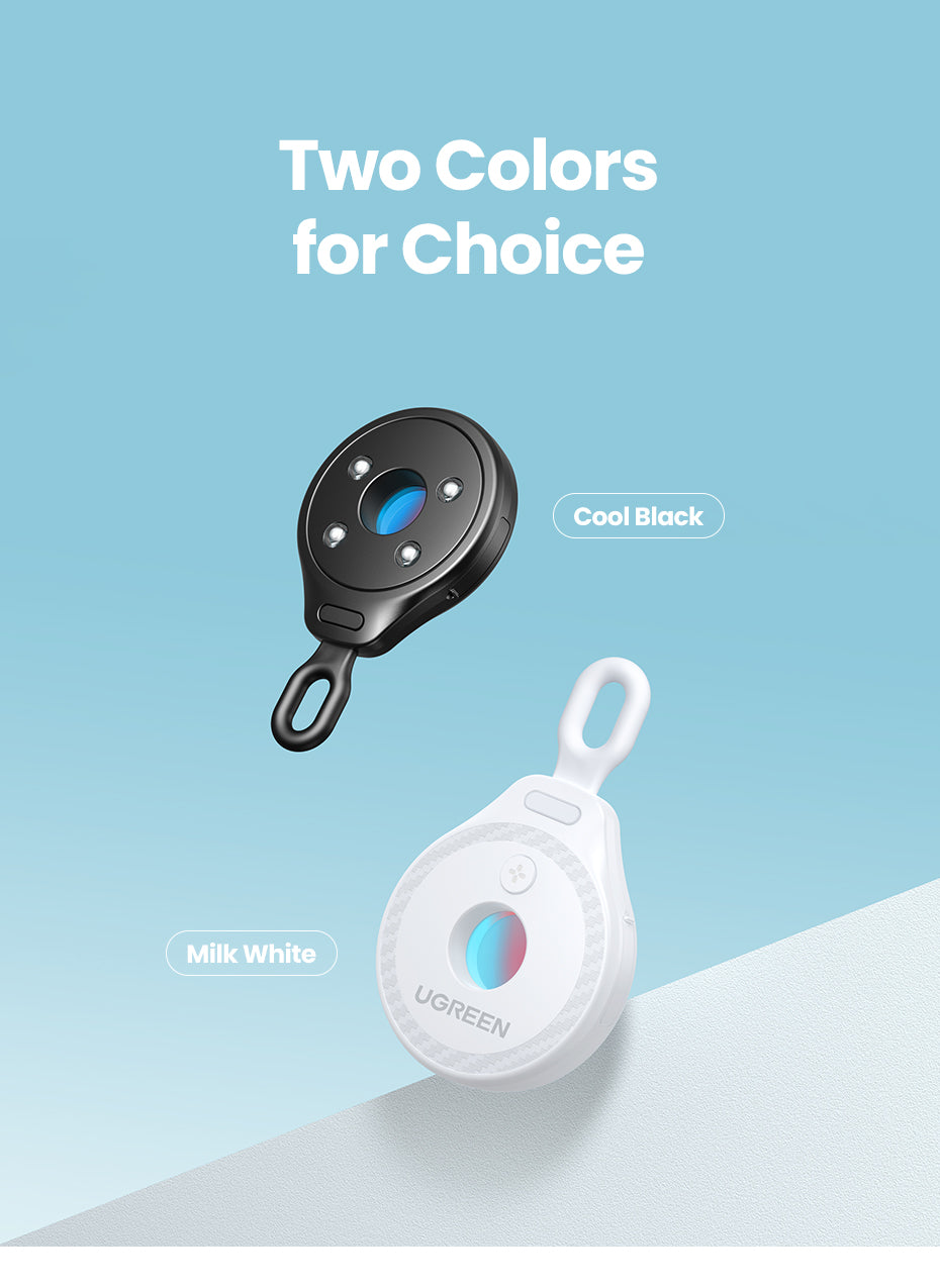 UGREEN Mini Anti-Peeping Camera Detector Hidden Camera Durable and long-lasting Portable Pinhole Hidden Lens Detect Gadget Effective hidden lens detection With USB Cable For Travel Hotel Locker Room Toilet