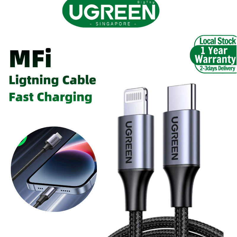 Ugreen Kabel Charger Iphone Fast Charging MFI Certified