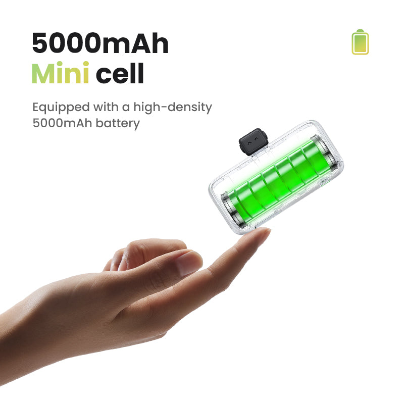 UGREEN 5000mAh Powerbank Portable Charger 22.5W Built-In USB-C Power Bank with LED Display PD USB C Mini Power Bank Fast Charging Battery Powerbank Compatible Android iPhone Samsung Huawei Honor Xiaomi