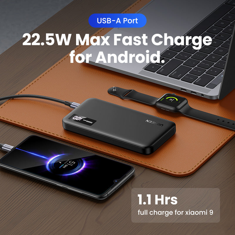 UGREEN PB311 10000mAh/20000mAh PD 20W SCP 22.5W QC 18W Power Bank USB Type C Portable Charger Compatible for iPhone Samsung Pixel iPad