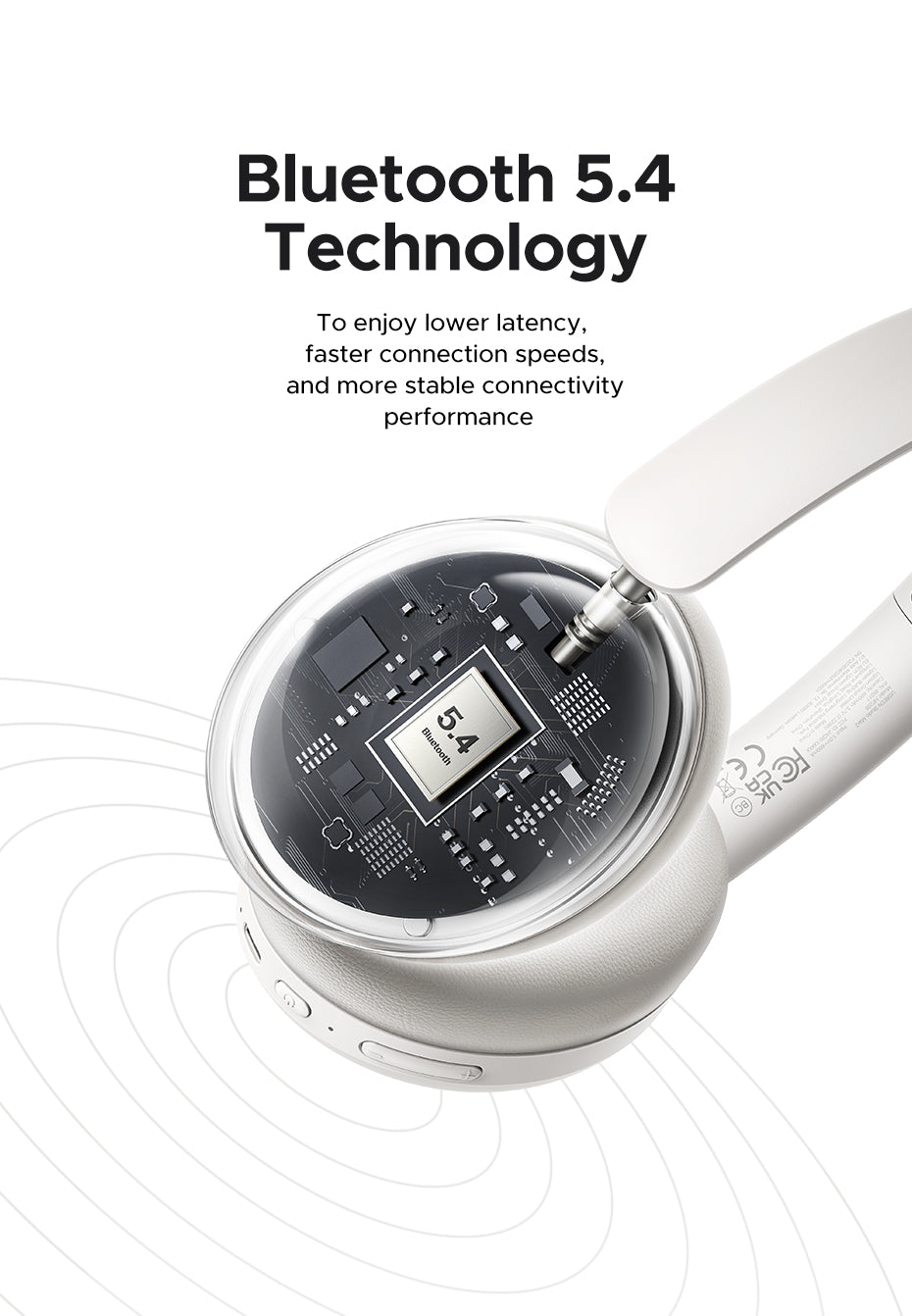UGREEN HP205 Hi-Res Hitune Studio Max2 ANC Wireless Bluetooth 5.4 Earphones Over The Ear Noise Cancelling Headphone