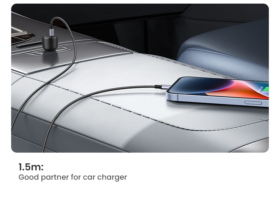 UGREEN MFI PD 20W Charger USB C Type-C to Lightning Cable Nylon Braided Fast Charger Data Sync
