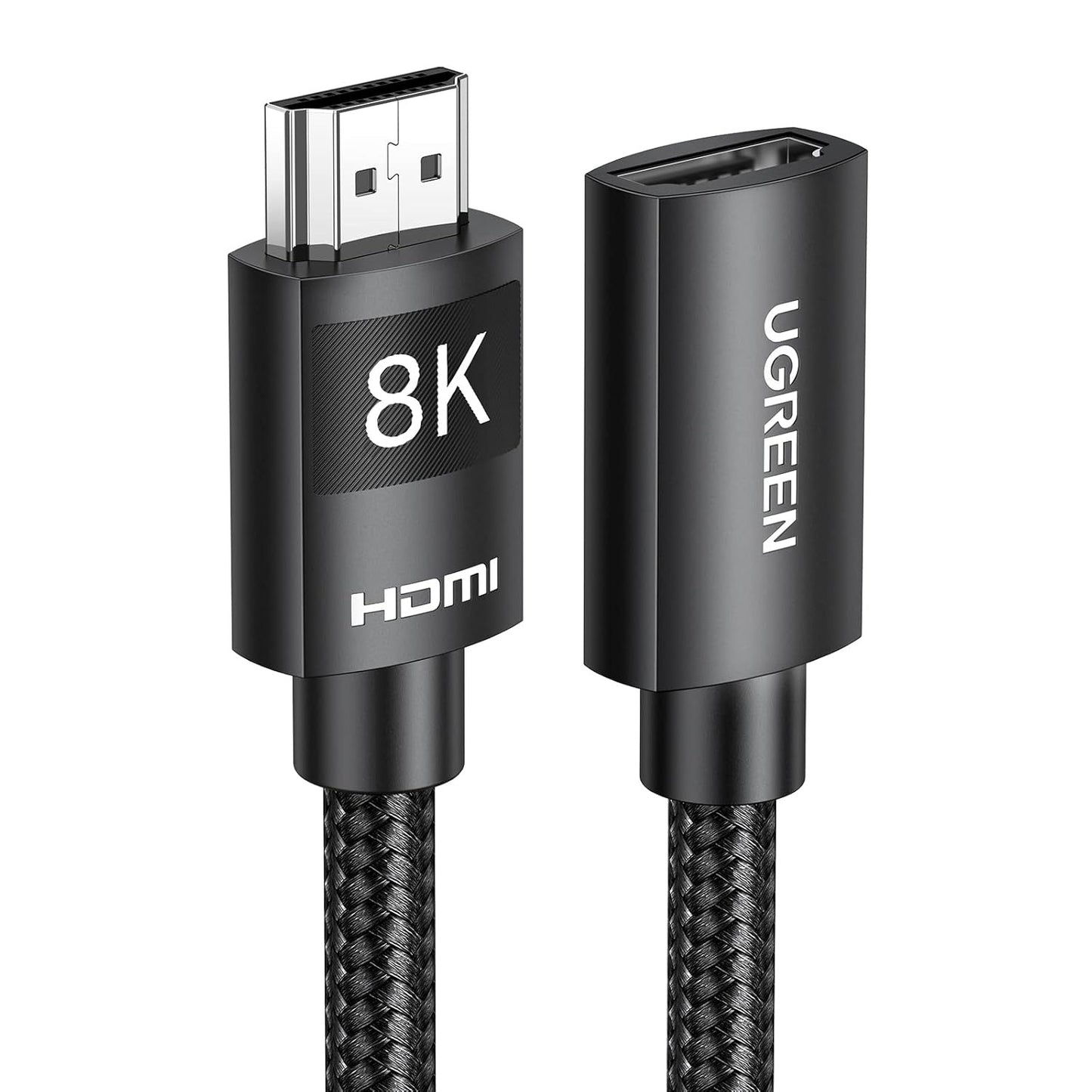 UGREEN HDMI Extension Cable 8K 60Hz HDMI 2.1 Extender Male to Female Compatible with PS5 PS4 Switch Xbox One S 360 BRAVIA XR Roku TV Stick Blu Ray Player Google Chromecast HDTV