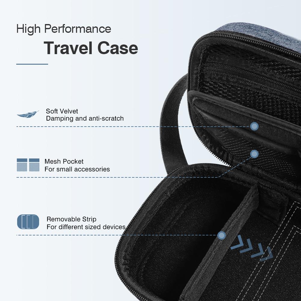 UGREEN 50903 Multi-function Travel Case Gadget Bag Waterproof Accessories Organiser Case Travel Storage Bag Grey