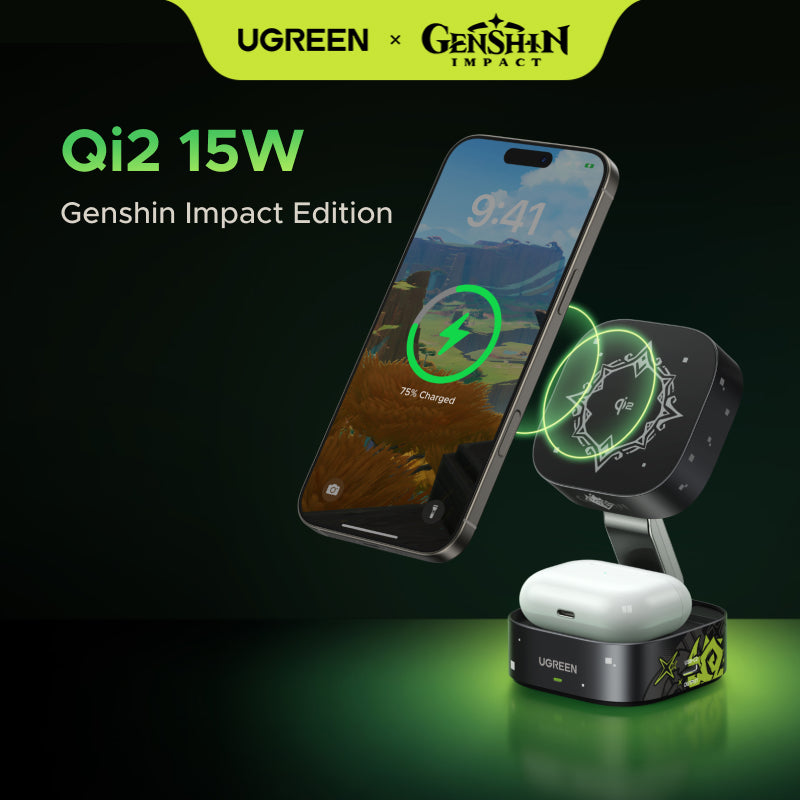 UGREEN MagFlow Wireless Charger Genshin Impact Edition