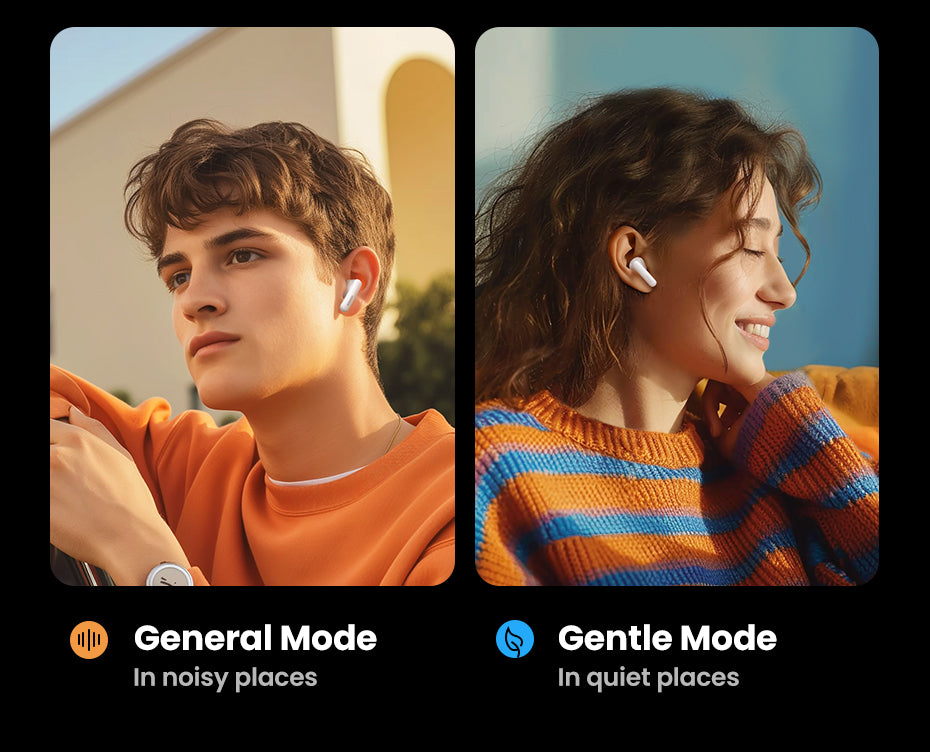 UGREEN HiTune H6 Pro TWS Earphones Wireless Headphones Bluetooth 5.3 Earbuds Double Mic Call Noise Reduction In-Ear Handfree Earbuds