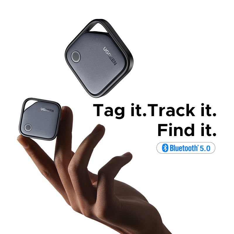 UGREEN Smart Tracker Apple FMN Anti-lost Device Basic Black Plastic Universal Structure Button Battery FMN Certification for IOS iPhone 16 15 13 Series
