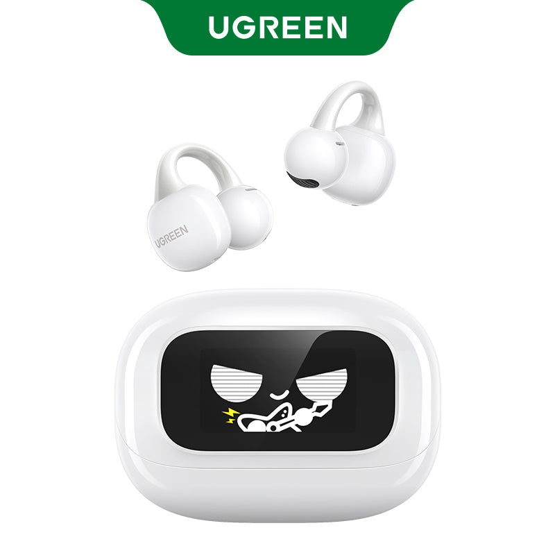 UGREEN HiTune ClipBuds Magic True Wireless Earbuds Bluetooth 5.4 Earphone Touch Screen Microphone Algorithm Noise Reduction Model:55136