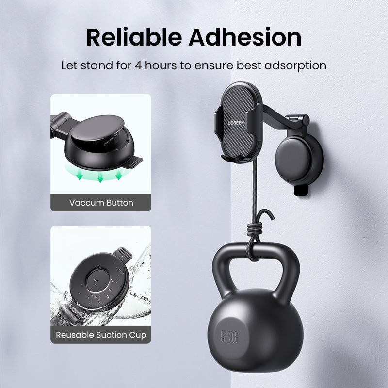 UGREEN Phone Holder for Car Windscreen Mobile Dashboard Mount Gravity Suction Cup Sticky Cradle Long Arm Clamp for iPhone , Samsung Galaxy S22 ,Huawei , Xiaomi, Oneplus