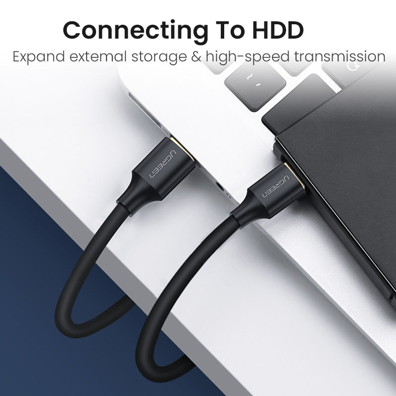 UGREEN USB 2.0 A Male to 5-Pin Mini B Fast Data Charger Cable for MP3 MP4 Players Tablets GPS Digital Camera HDD Dash Cam