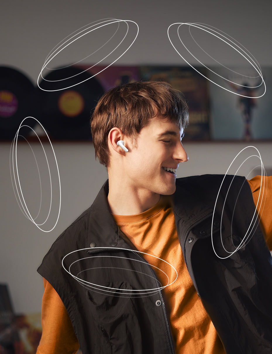 UGREEN HiTune H6 Pro TWS Earphones Wireless Headphones Bluetooth 5.3 Earbuds Double Mic Call Noise Reduction In-Ear Handfree Earbuds