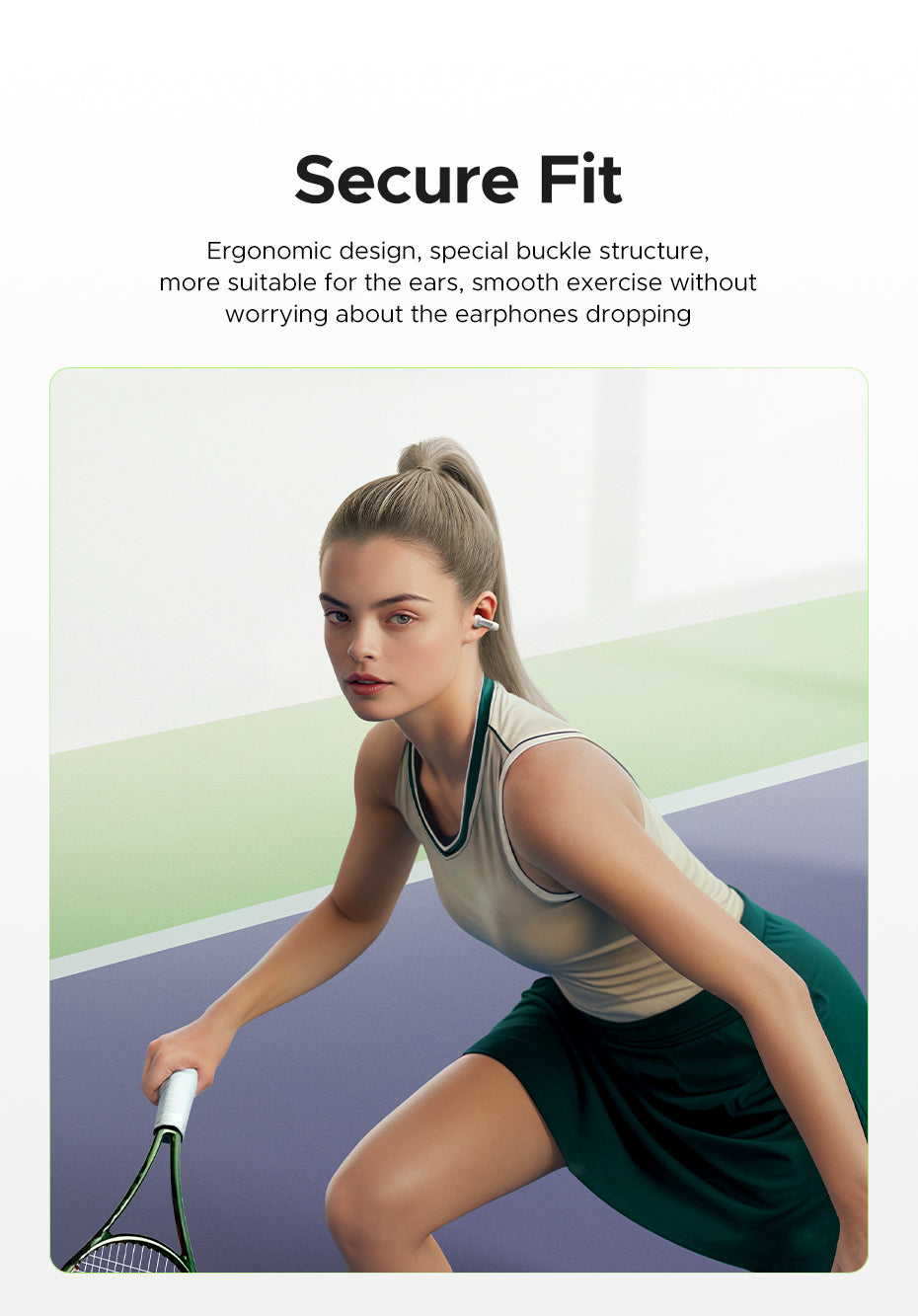 UGREEN ClipBuds S5 Bluetooth 5.4 Wireless Earphone for iPhone 16 15 Pro Max Samsung S24 S23 Ultra