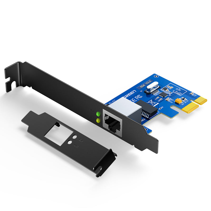 UGREEN 30771 Gigabit Ethernet Pci Express Pcie Network Controller Card 10/100/1000Mbps rj45 Lan Adapter Converter For Desktop Pc