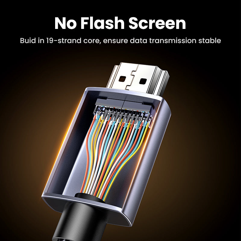 UGREEN HDMI 2.1 HDMI Cable 8K 48Gbps Ultra High Speed Cord 4K240Hz/8K60Hz Support Dynamic HDR eARC Dolby Atmos HDCP Compatible with PS5 PS4 Xbox Roku TV HDTV Blu-ray Projector