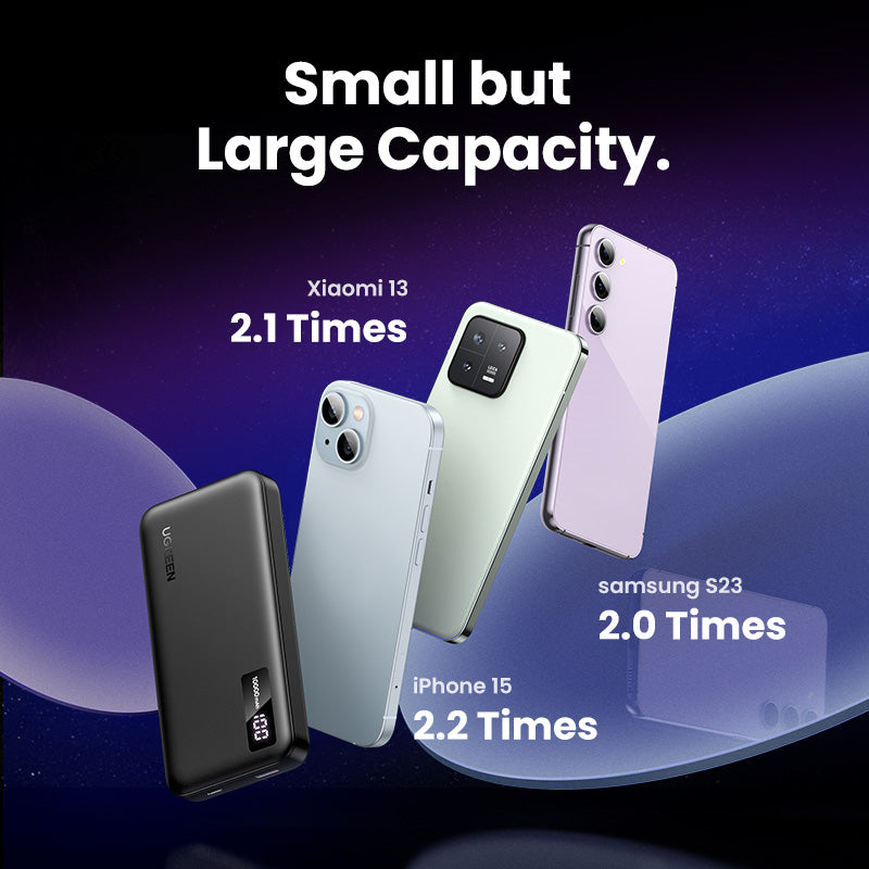 UGREEN PB311 10000mAh/20000mAh PD 20W SCP 22.5W QC 18W Power Bank USB Type C Portable Charger Compatible for iPhone Samsung Pixel iPad