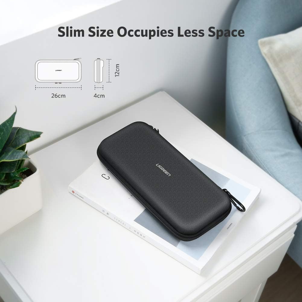 UGREEN 50974 Switch Carrying Case for Nintendo Switch Lite Portable Hard Shell Travel Case Pouch Protective Cover Bag with 9 Game Cartridges Card Slots for Nintendo Switch Console Pro Controller Accessories