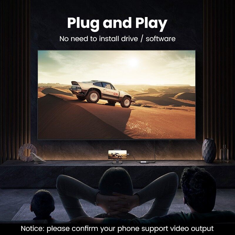 UGREEN 70444 USB C to HDMI Adapter Cable 4K 60Hz Thunderbolt 4/3 Type C HDMI 2.0 Converter