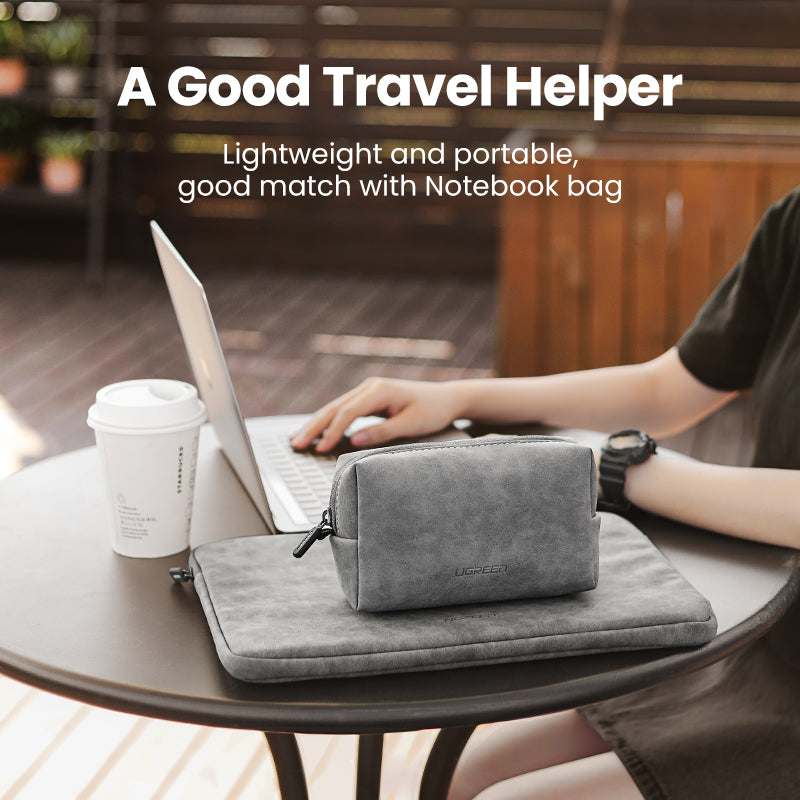 UGREEN Accessories Storage Bag For Charger Charging Headset Mouse Accessories Storage Bag Large Capacity Multi-function Travel Case Gadget Waterproof Bag
