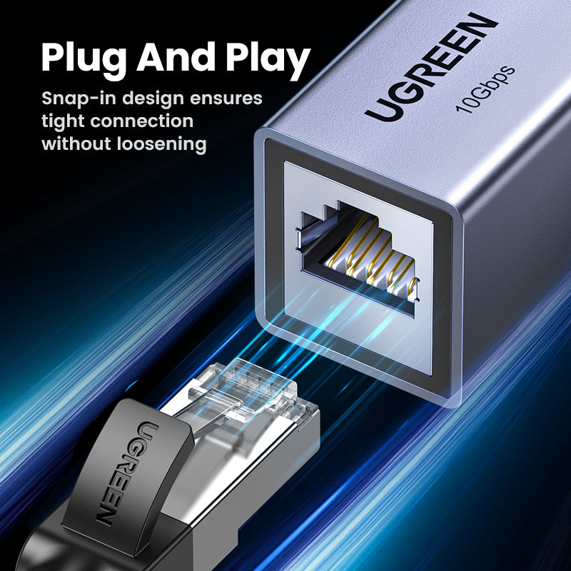 UGREEN Network Connector RJ45 10Gbps Extend Network Signal For Eterna Cable Cat8 7 6A 6 5E