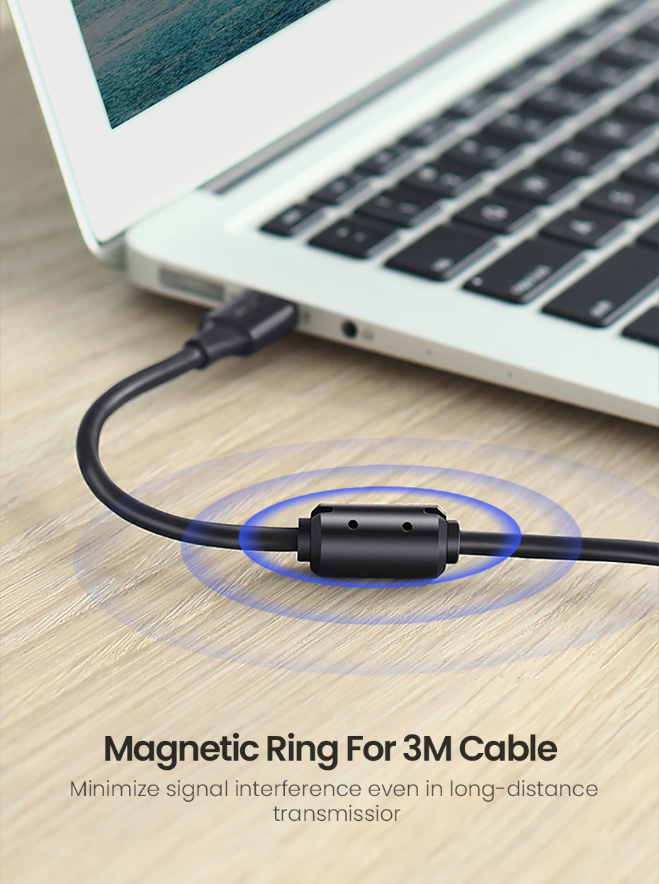 UGREEN USB 2.0 A Male to 5-Pin Mini B Fast Data Charger Cable for MP3 MP4 Players Tablets GPS Digital Camera HDD Dash Cam