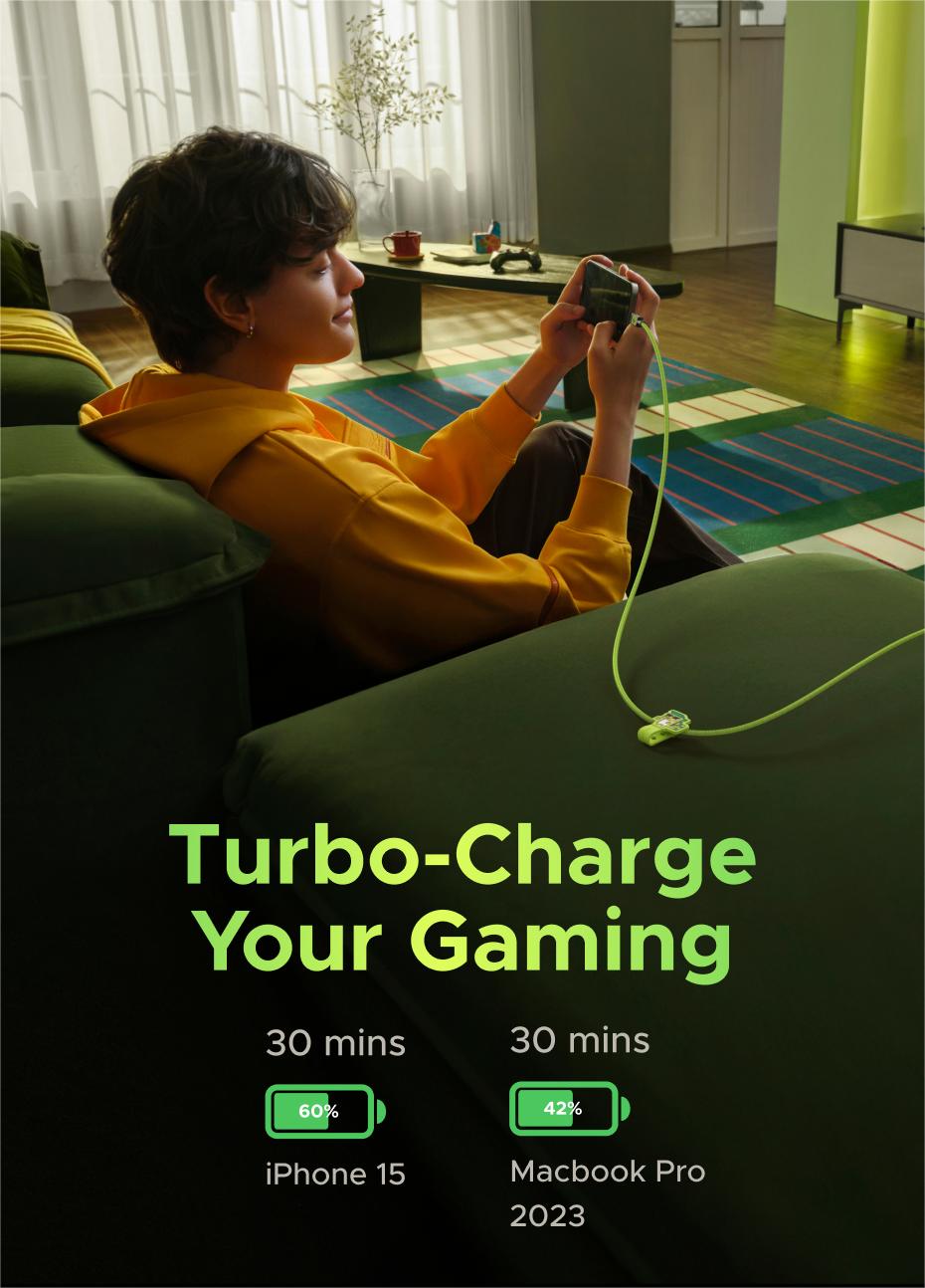 UGREEN Genshin Impact Edition 100W PD Cord Fast Charging Data Cable USB 3.0 Data Cable