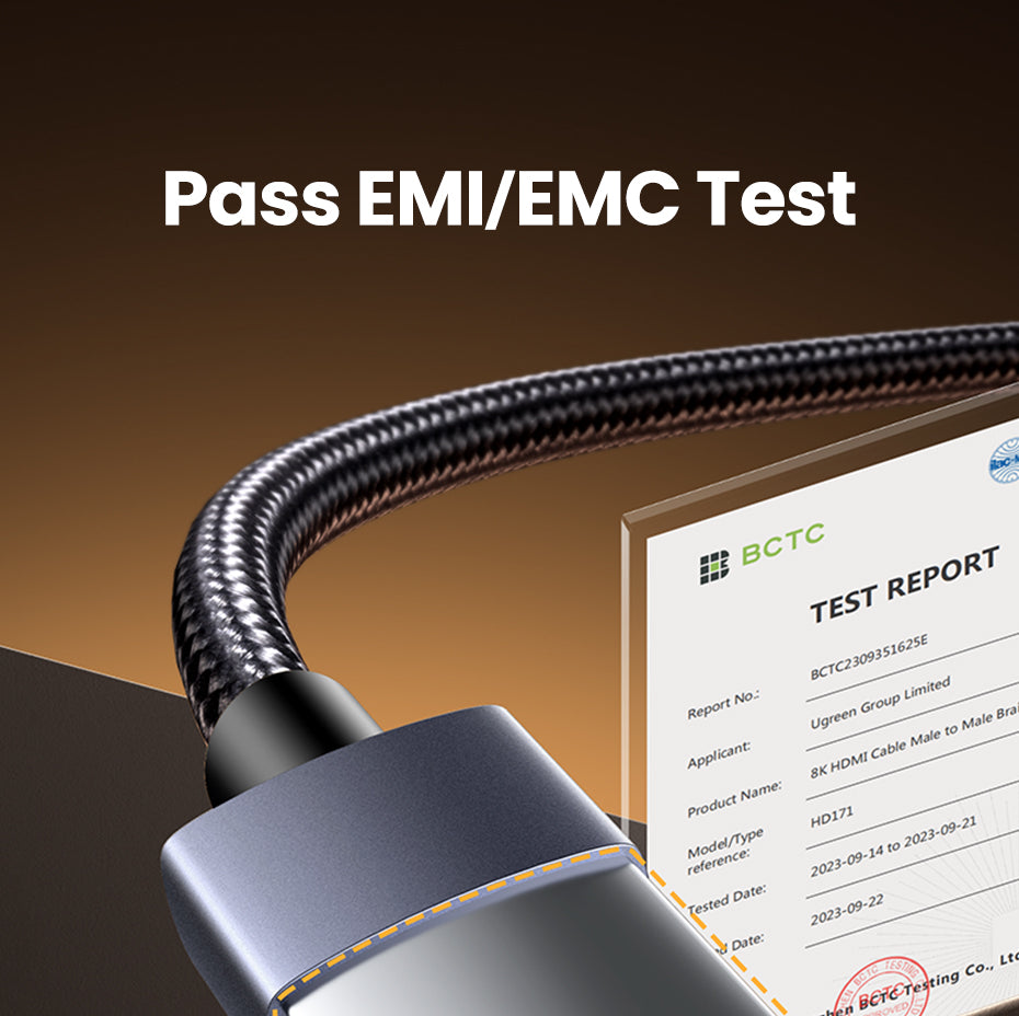 UGREEN 25910 HDMI 2.1 HDMI Cable 8K 48Gbps Ultra High Speed Cord 4K240Hz/8K60Hz Support Dynamic HDR eARC Dolby Atmos HDCP Compatible