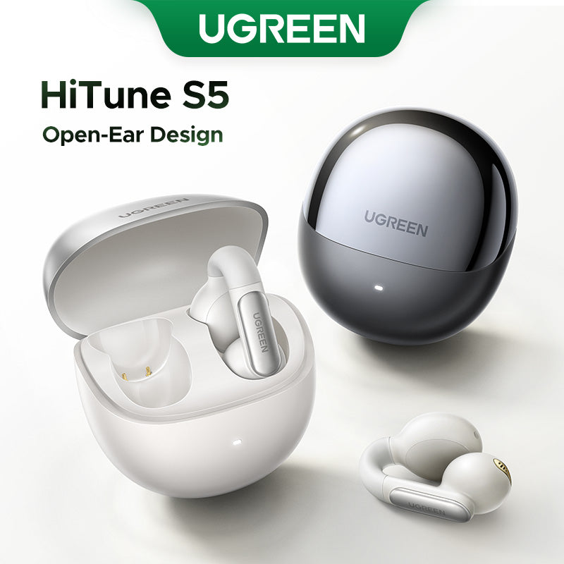 UGREEN ClipBuds S5 Bluetooth 5.4 Wireless Earphone for iPhone 16 15 Pro Max Samsung S24 S23 Ultra