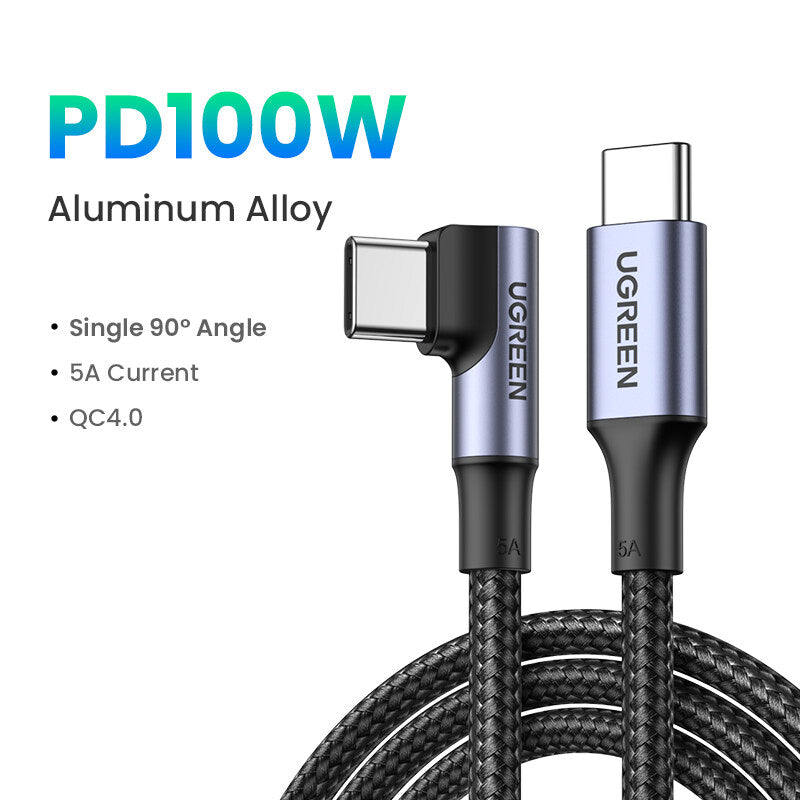UGREEN 70643 USB Type C to USB C PD 100W Charge Data Transfe Cable Nylon Braided