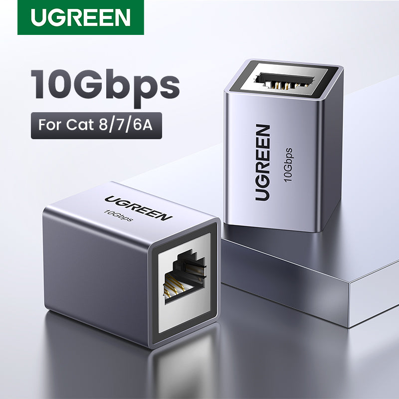 UGREEN Network Connector RJ45 10Gbps Extend Network Signal For Eterna Cable Cat8 7 6A 6 5E