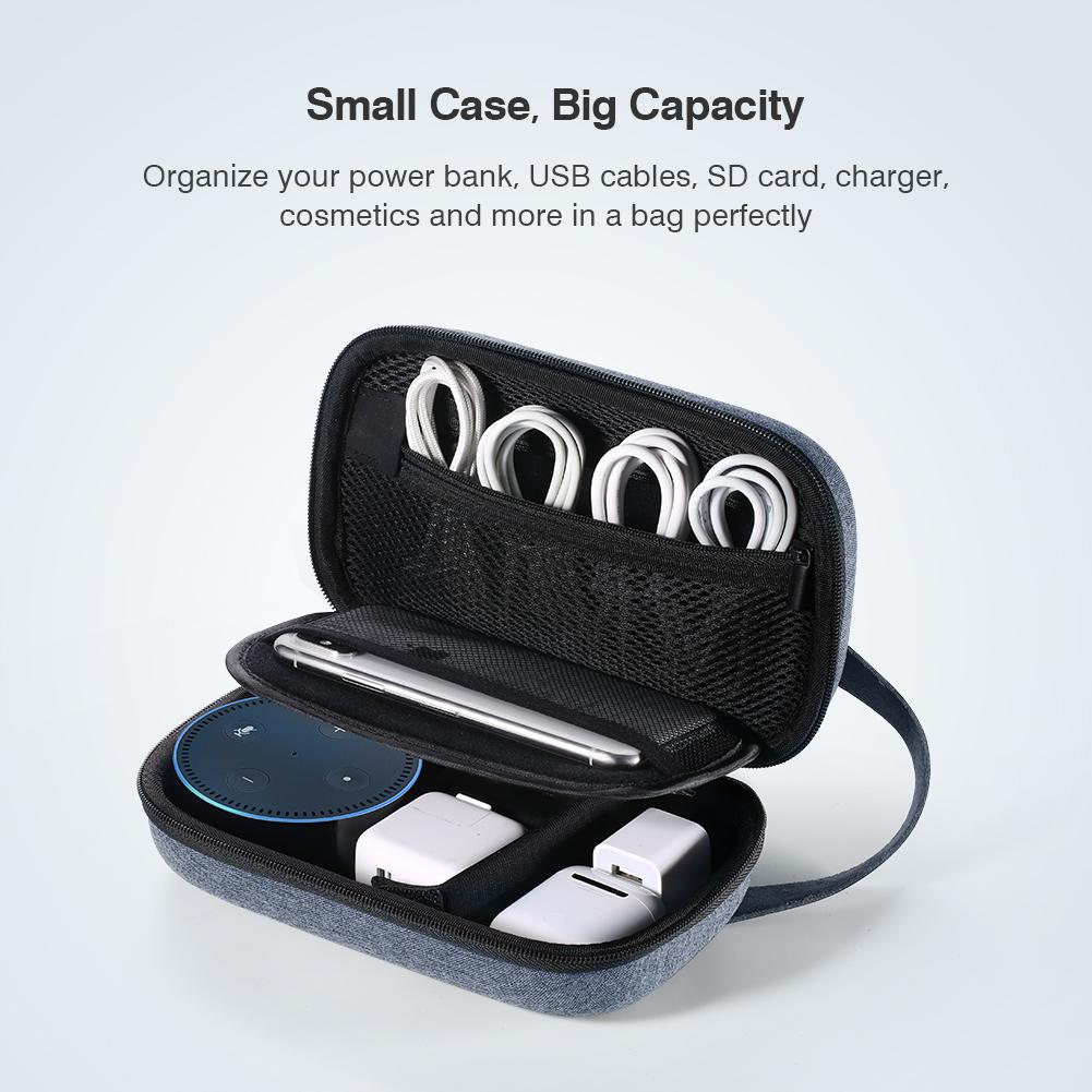 UGREEN 50903 Multi-function Travel Case Gadget Bag Waterproof Accessories Organiser Case Travel Storage Bag Grey