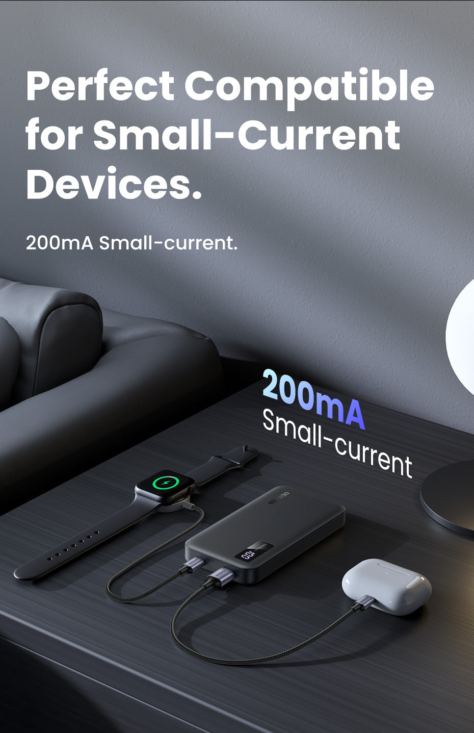 UGREEN PB311 10000mAh/20000mAh PD 20W SCP 22.5W QC 18W Power Bank USB Type C Portable Charger Compatible for iPhone Samsung Pixel iPad