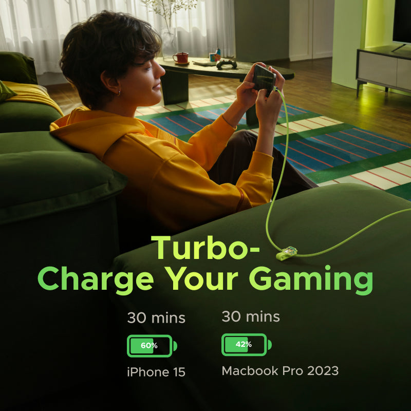 UGREEN Genshin Impact Edition 100W PD Cord Fast Charging Data Cable USB 3.0 Data Cable