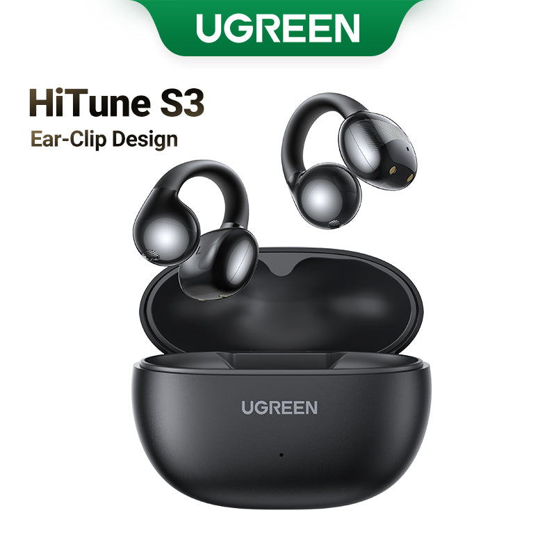 UGREEN ClipBuds S3 Bluetooth 5.4 Wireless Earphone for iPhone 16 15 Pro Max Samsung S24 S23 Ultra Waterproof IPX5