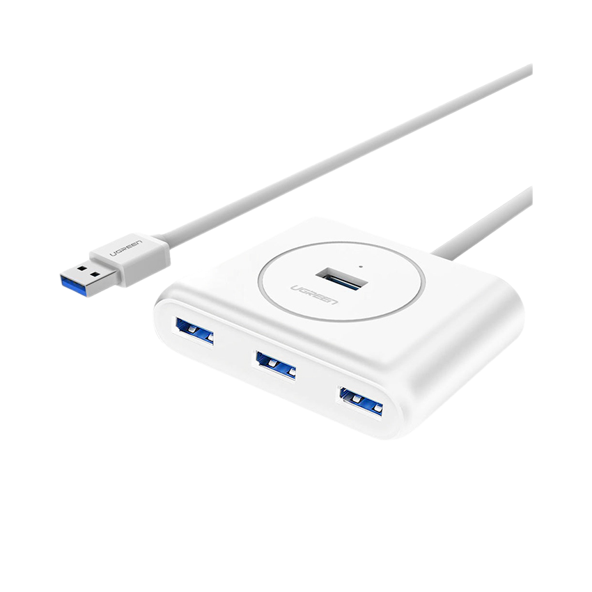 UGREEN USB 3.0 Hub 4-Port USB Hub High-Speed Portable USB Splitter for MacBook Air, Mac Mini, iMac Pro, Surface Pro, XPS, PC, Flash Drive, Mobile HDD