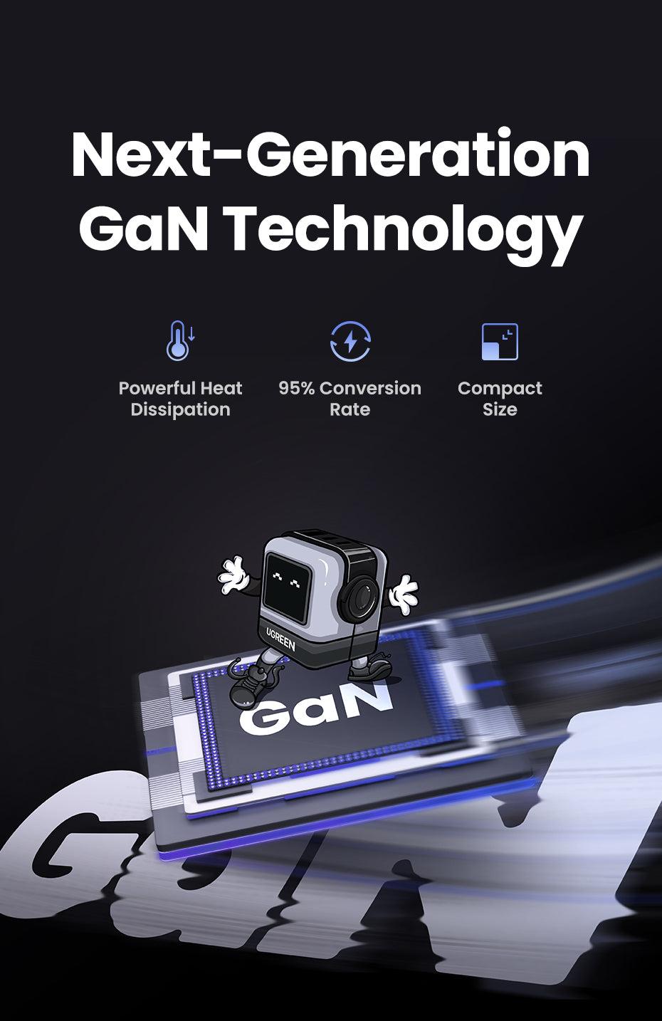 UGREEN Uno Charger 65W RobotGaN Charger 2 USB C 1 USB A Wall Charger GaN Charger for MacBook Pro/Air, Dell XPS, iPad Mini/Pro iPhone 16 15 Pro Max iPhone 16 15 Plus Samng Galaxy S24 Ultra Z Fold5 M14 Z Flip5 A35 A55, Pixel, and More