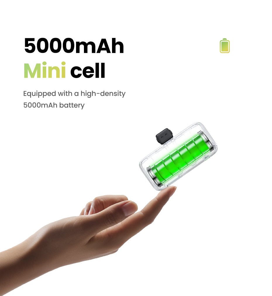 UGREEN 5000mAh Powerbank Portable Charger 22.5W Built-In USB-C Power Bank with LED Display PD USB C Mini Power Bank Fast Charging Battery Powerbank Compatible Android iPhone Samsung Huawei Honor Xiaomi