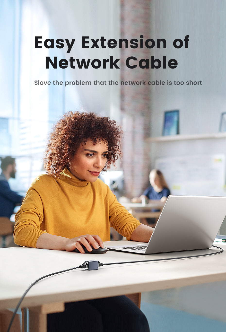 UGREEN Network Connector RJ45 10Gbps Extend Network Signal For Eterna Cable Cat8 7 6A 6 5E