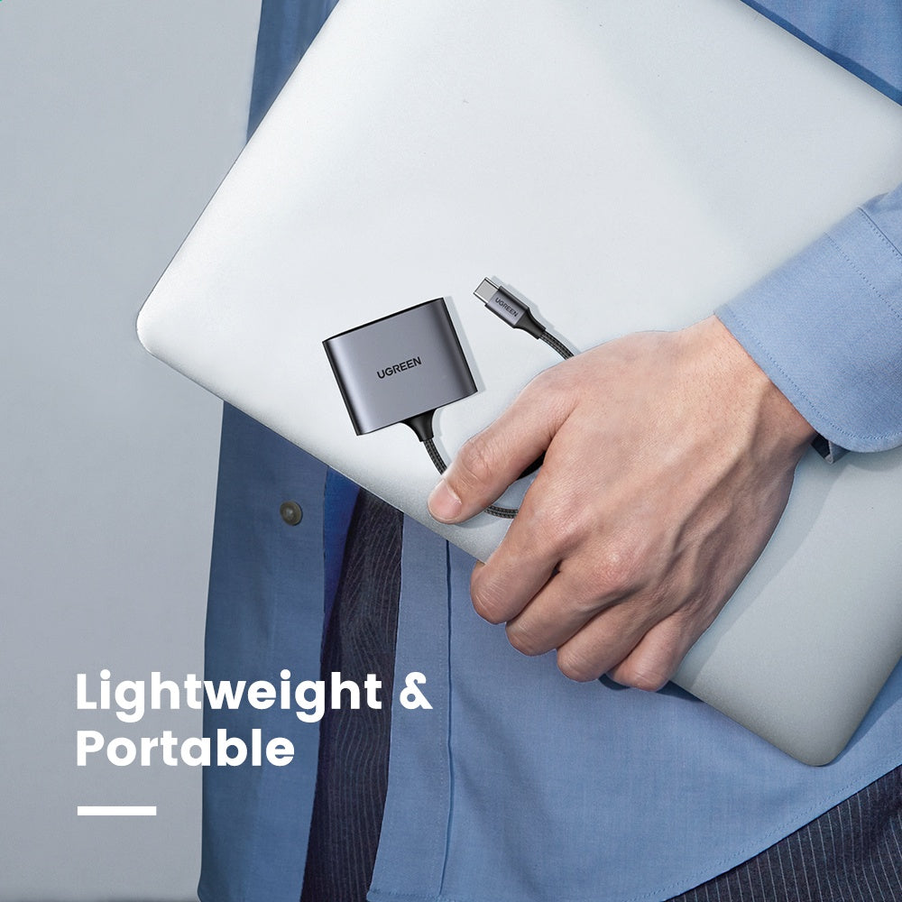 UGREEN 80798 Card Reader On-The-Go USB Type C To USB 2.0 SD/TF Card Reader Adapter for SAMSUNG S22 Ultra S21 S20 iPad Mini/Pro