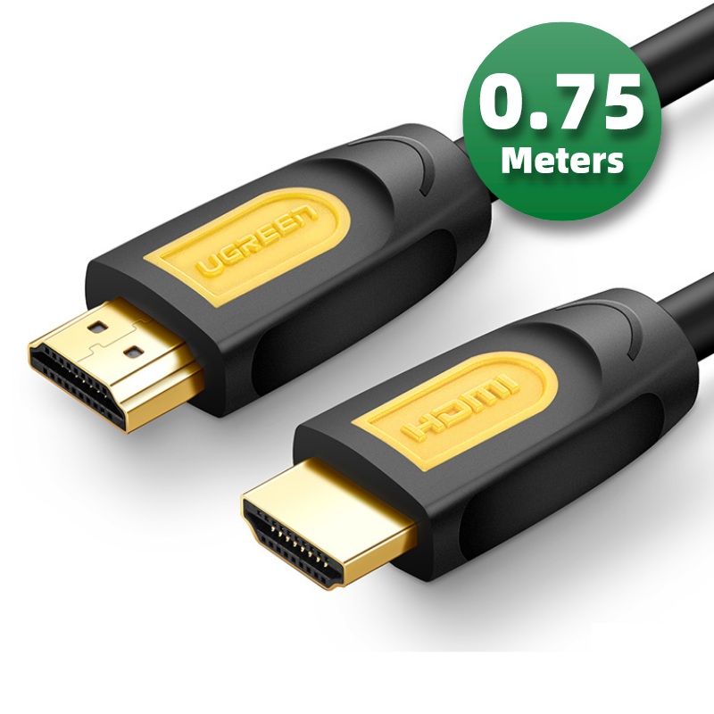 UGREEN 10151 HDMI Round Cable 4K (Yellow/Black)