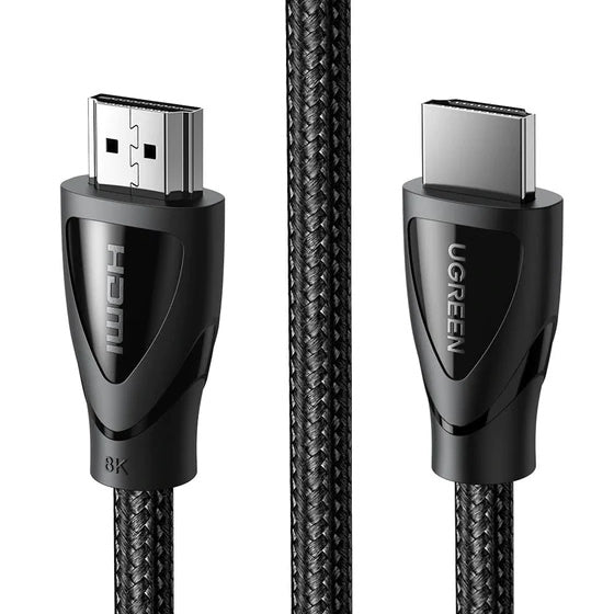 UGREEN 80401 HDMI Cable 8K 60Hz HDMI 2.1 Cable 48Gbps Ultra High Speed 4K 120Hz Braided HDMI Cable Dynamic HDR Dolby Vision HDR10 4:4:4 eARC Compatible with PS5 PS4 Xbox UHD TV Blu-ray Projector